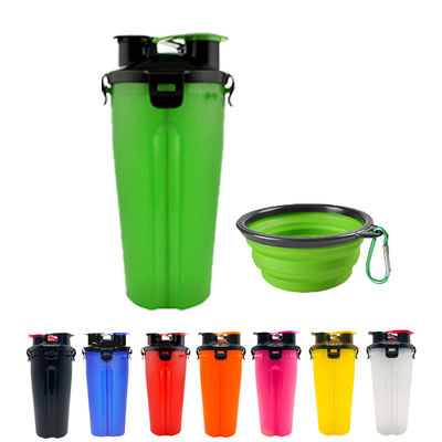 Collapsible Bowls Dog Drinking Water Bottle SEDEX 2-In-1 For Pets Walking Traveling