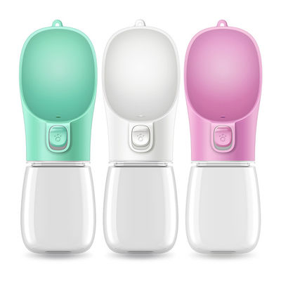 Leak Proof PP Bowl Dogs Travel Water Bottle With 19oz