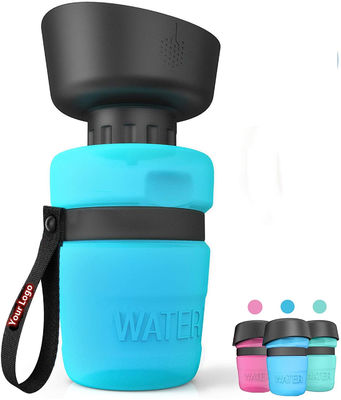 18 Oz Foldable Pet Squeeze Dog Water Bottle Travel BPA Free