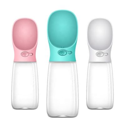 ABS PC Foldable Dog Water Bottle 550ml Pets Water Dispenser For Pet Drinking