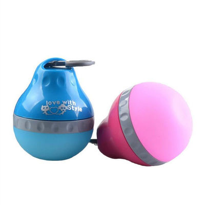 ABS And Silicone Dog Water Bottle Foldable And Portable For Food And Water